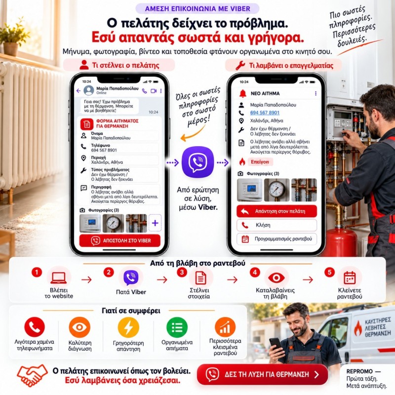Ψηφιακές Λύσεις για Καυστήρες, Λέβητες &amp; Θέρμανση