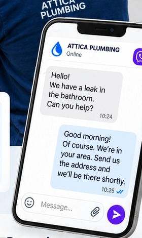 Example of a customer enquiry through Viber