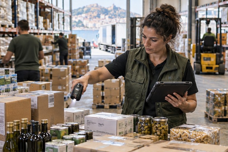 Σάρωση προϊόντων σε αποθήκη για εισαγωγή δεδομένων