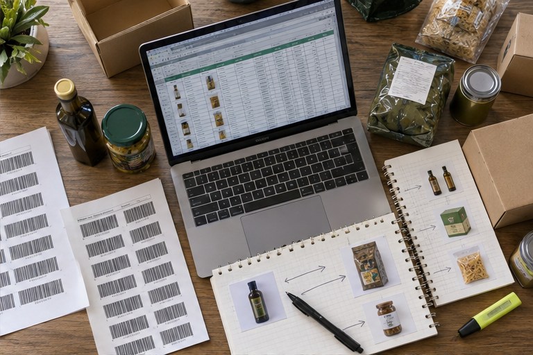 Χαρτογράφηση Excel και barcodes για προϊόντα e-shop