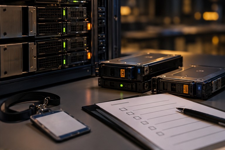 Εξοπλισμός backup και checklist αποκατάστασης