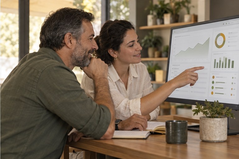 Reviewing business call flow and reports